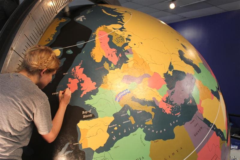 Pan Am Airways Globe - EverGreene