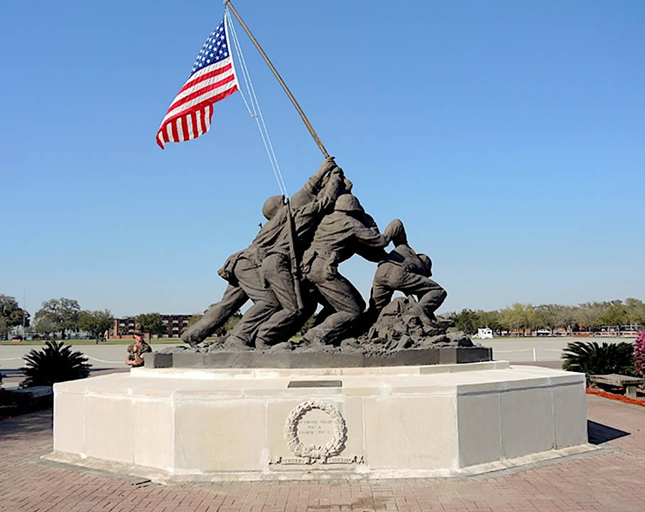 Iwo Jima Memorial - After Conservation Treatment