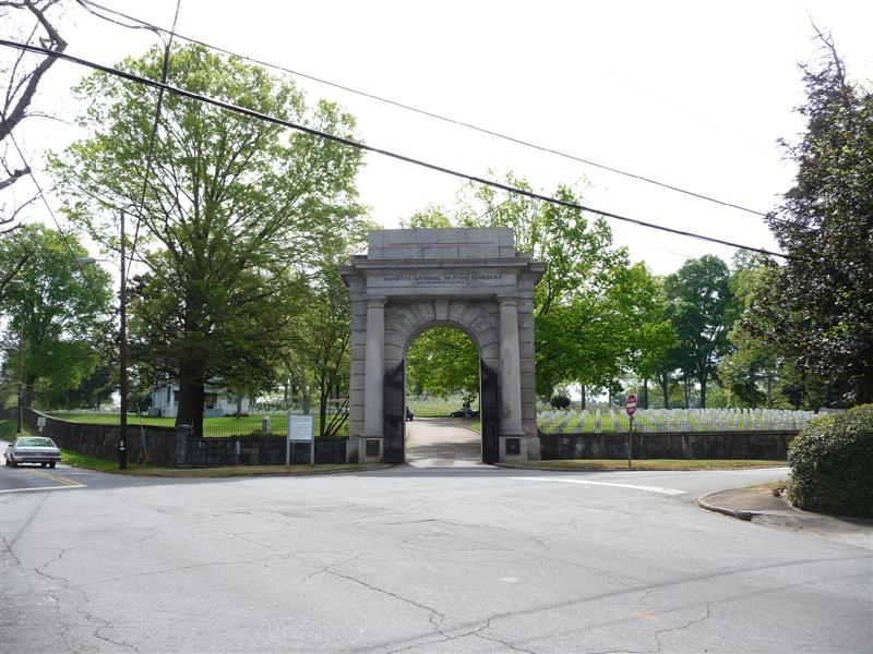 national cemetery triumphal arch