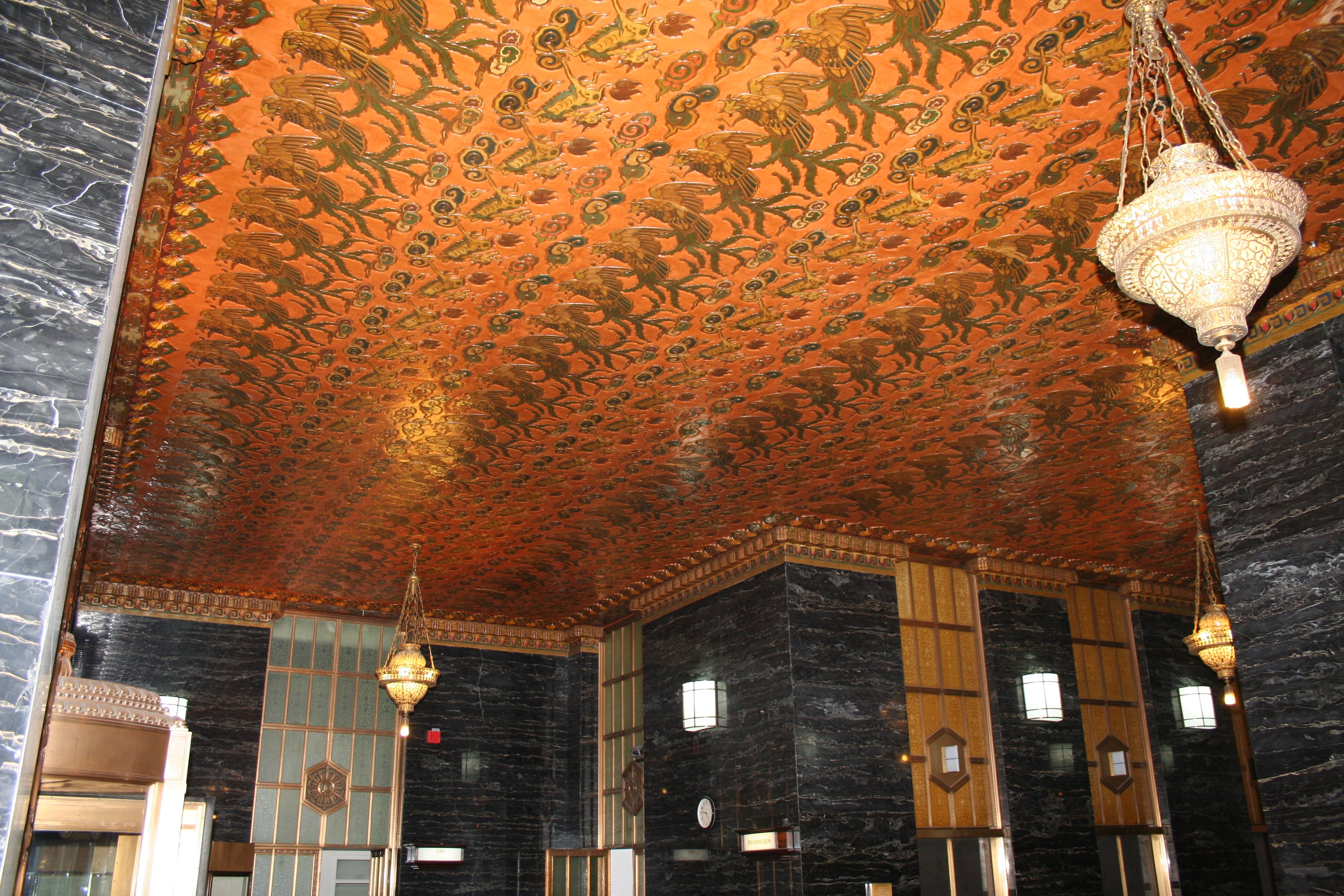 Evergreene Decorative Art Deco Plaster Ceiling Restoration