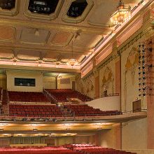 auditorium after plaster restoration