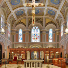 Interior of the Cathedral Of The Blessed Sacrament after restoration