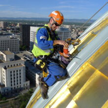 re-gilding of the Colorado state capitol dome