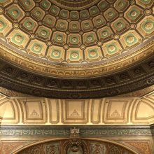 theatre dome after plaster and finishes restoration