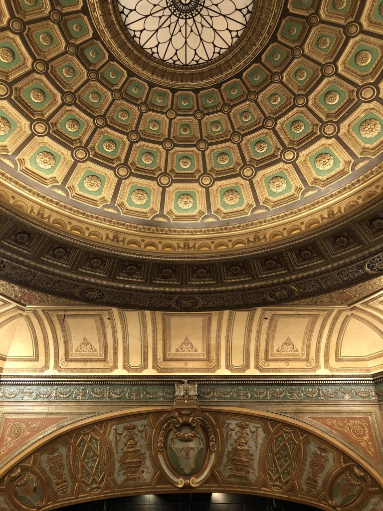 theatre dome after plaster and finishes restoration