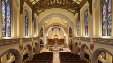 cathedral of the blessed sacrament after restoration