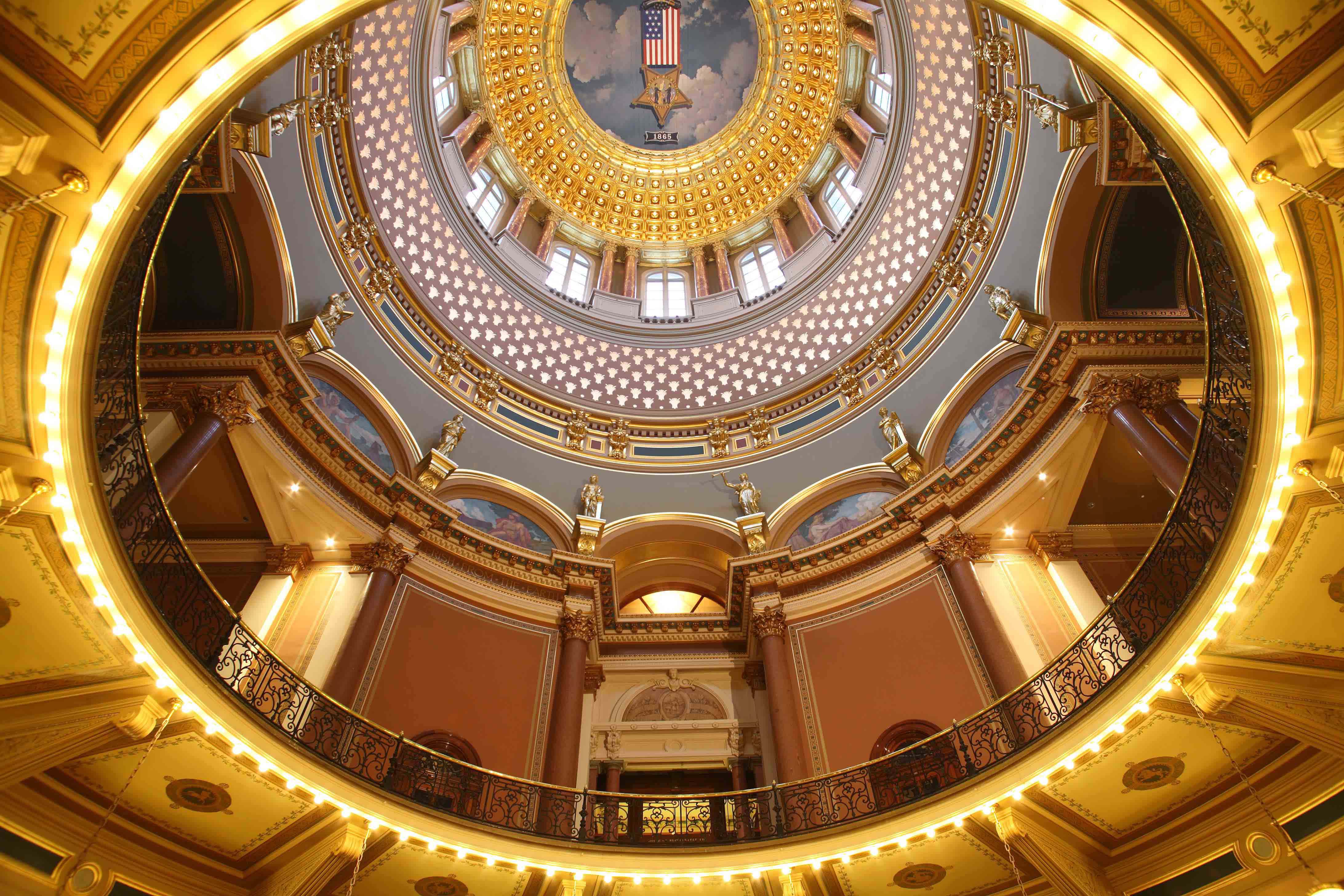 Iowa State Capitol Evergreene