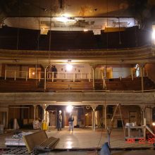 theater during restoration