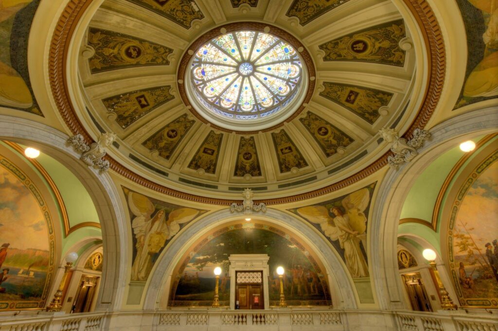 Hudson County Courthouse Lunettes and Dome c Whitney Cox