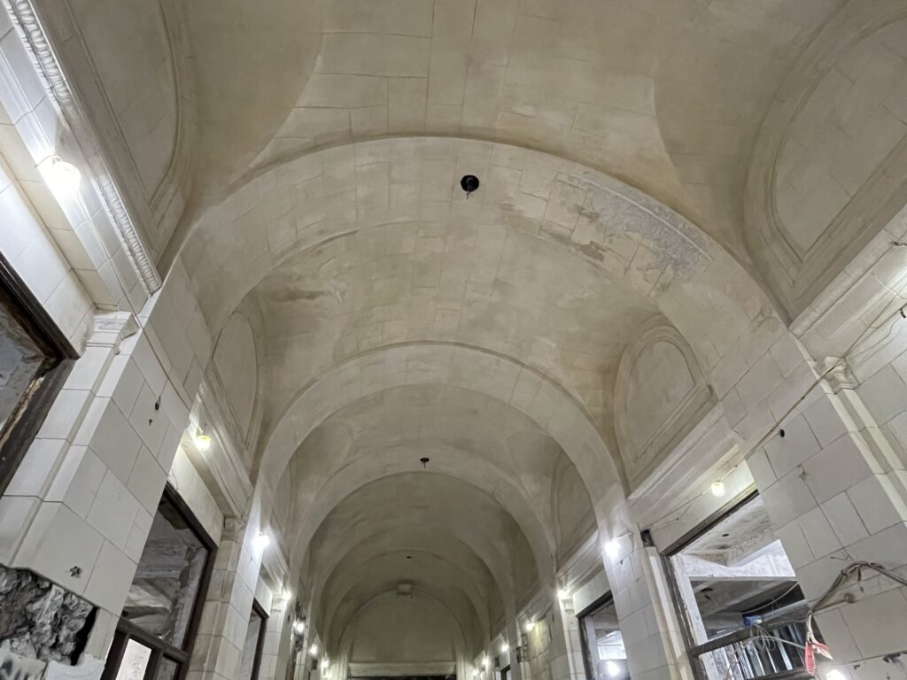 Michigan Central Station Interior, During Treatment