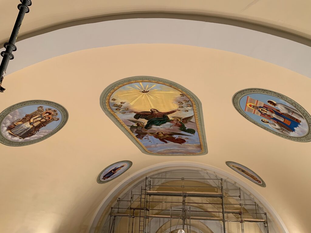 St. Vincent de Paul Final Ceiling Mural