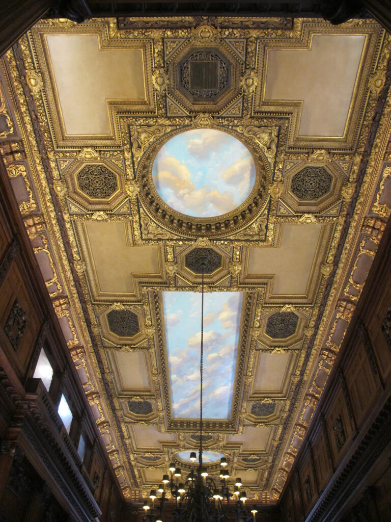 New York Private Club Ceiling murals