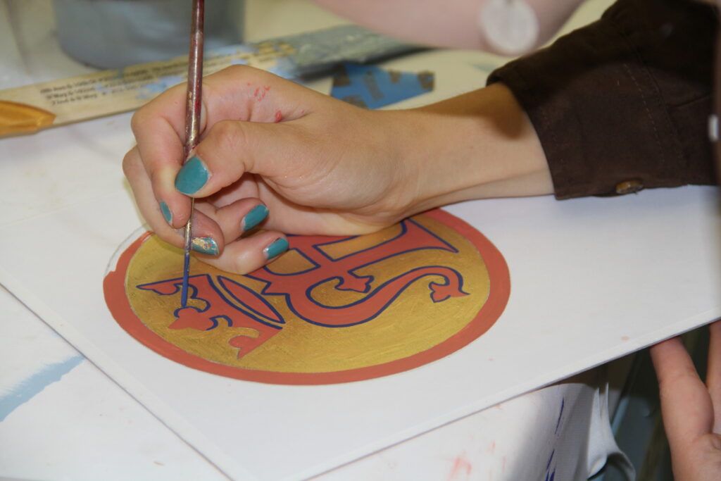 Notre Dame De La Salette, Monogram In Progress