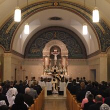 Notre Dame De La Salette, Opening Mass