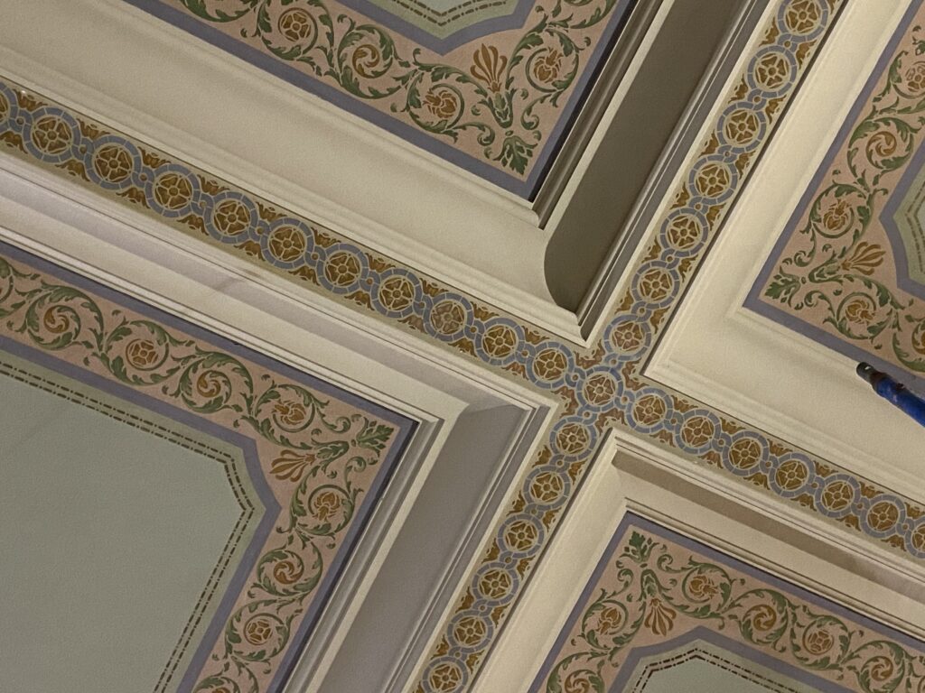 Colonial Theatre Ceiling, After Treatment