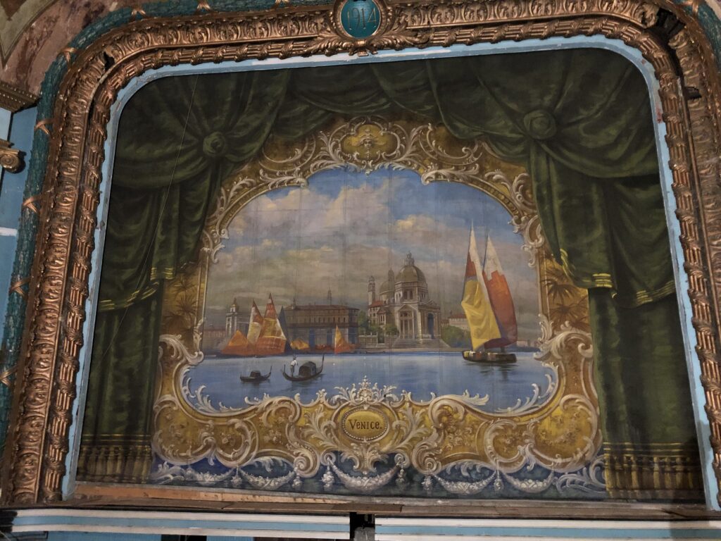 Colonial Theatre Fire Curtain, After Treatment