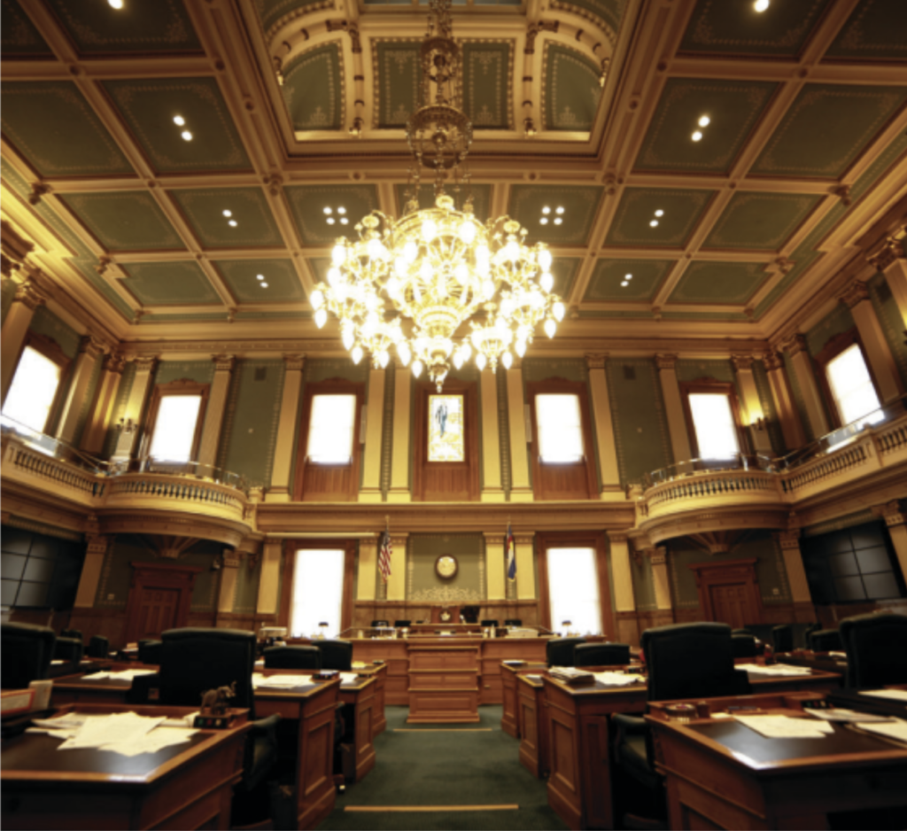 Colorado State Capitol, Senate Chambers, After Treatment