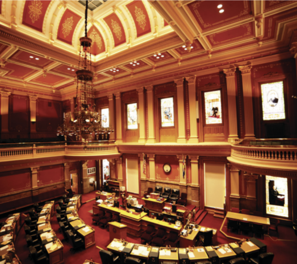 Colorado State Capitol, House Chambers, After Treatment