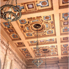 Coffered Ceiling After Renovation
