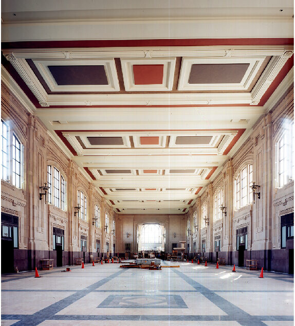 Union Station during restoration