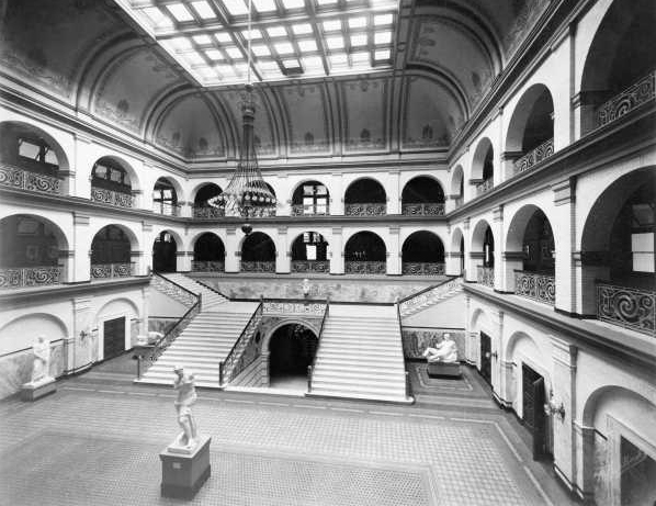 Historic Image of Drexel University's Great Court Ceiling
