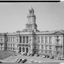 Polk County Courthouse, View from northwest, 1965
