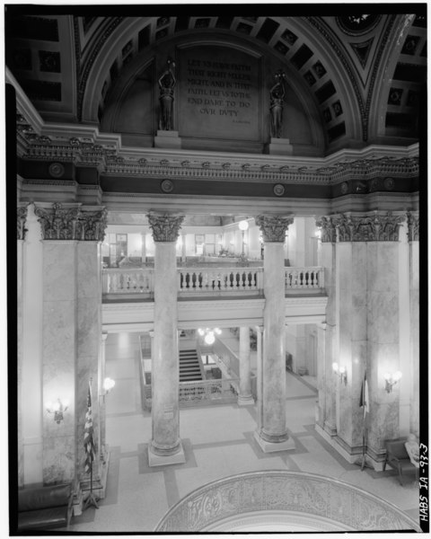 Polk County Courthouse, Historic Interior