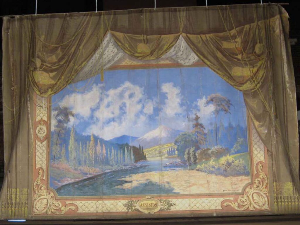 Peoples Bank Theatre, Fire Curtain, After Treatment