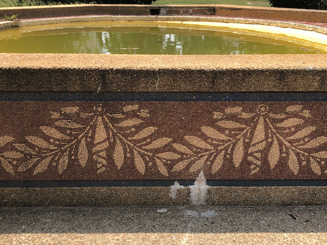 DC Police Fountain, Before Treatment