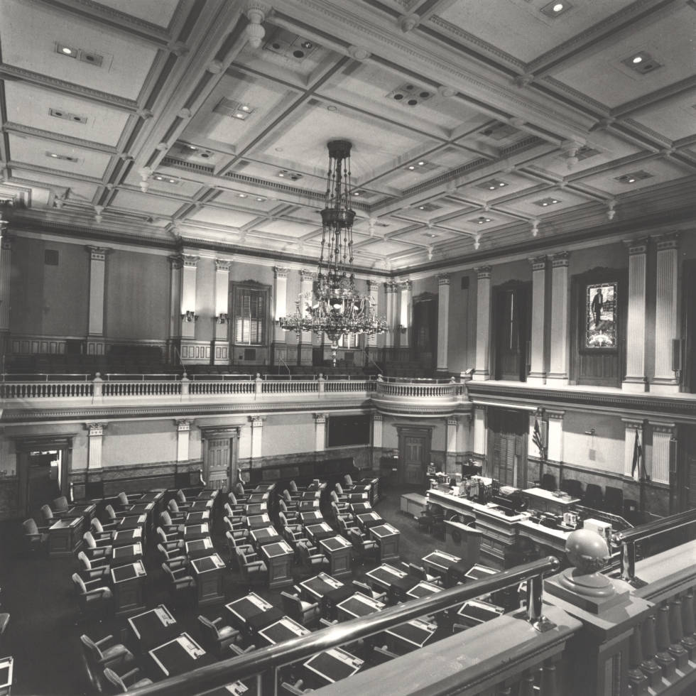 Colorado State Capitol, Senate Chambers, Historical Photograph
