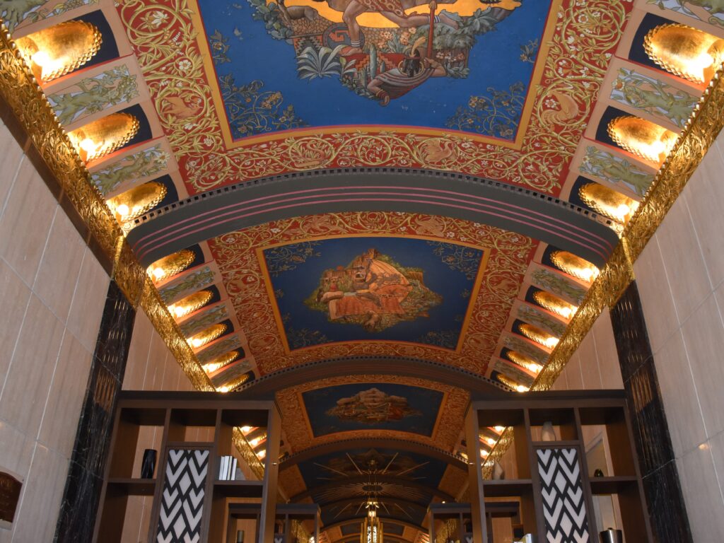 140 West Street Lobby, Ceiling Overall
