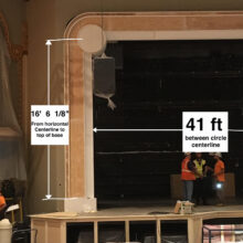 Existing Conditions of Proscenium in 2018