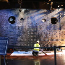'Big Piece' Conservation taking plac at Titanic The Artifact Exhibition_3