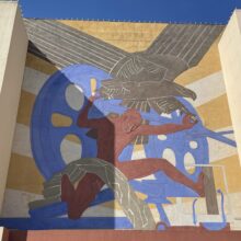 Centennial Hall Bourdelle Bas-Relief Murals, During Assessment