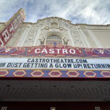 Castro Theatre, exterior signage