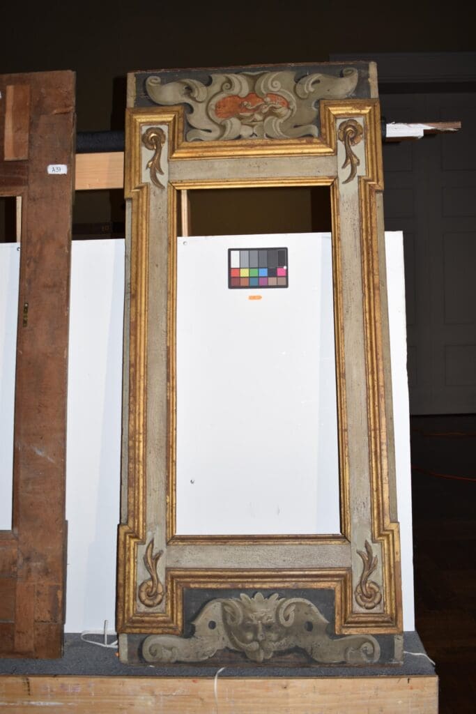 Toledo Museum of Art, Cabinet Doré from the Château de Chenailles, Panel Before Treatment