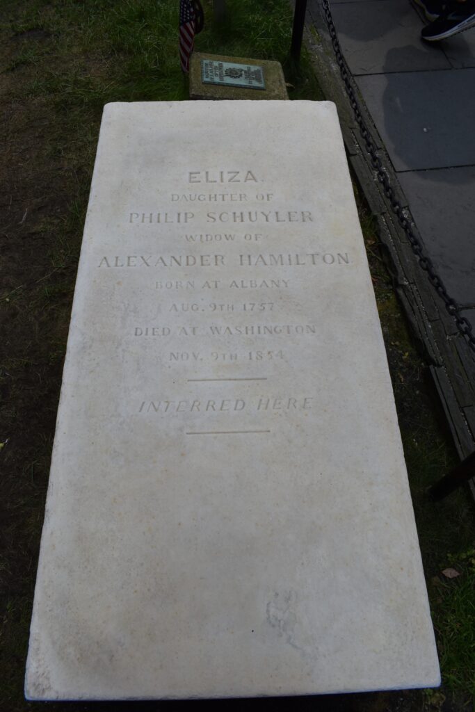 Eliza Hamilton Monument, Trinity Church, After Treatment