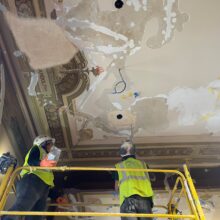 Philodemic Room, During Plaster Repairs