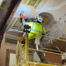 Philodemic Room, During Plaster Repairs