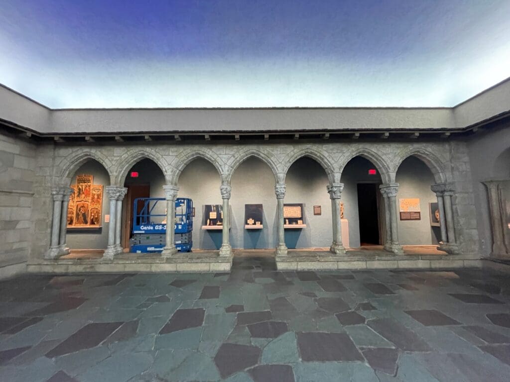 Toledo Museum of Art Cloister Gallery, Notre Dame de Pontaut, Before Treatment