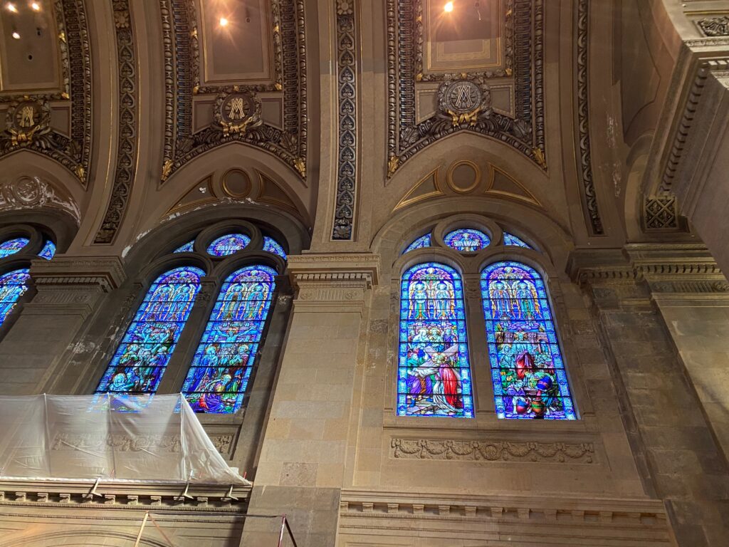 Basilica of St. Mary, Stone Cleaning Tests