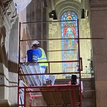 Basilica of St. Mary, Stone Cleaning Tests