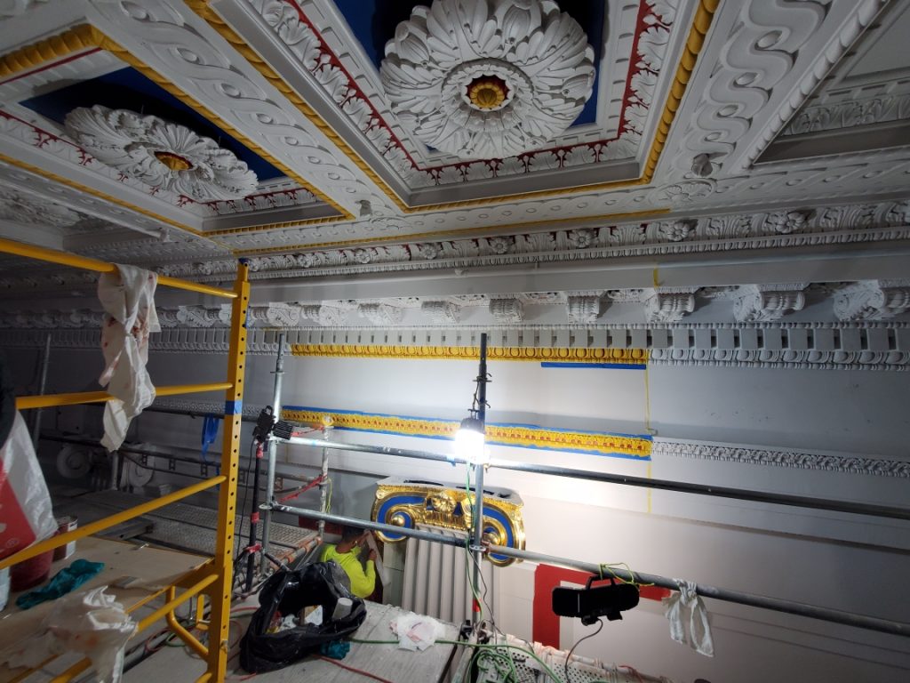 Milken Center, Main Hall, During Treatment