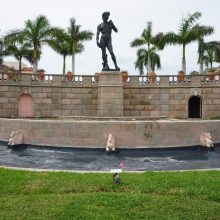 Ringling Museum, West Courtyard Fountain, After Treatment