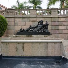 Ringling Museum, West Courtyard Fountain, Bronze Statue After Treatment