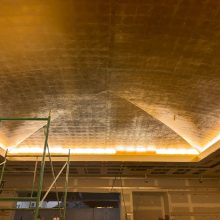 Milken Center, Theatre Ceiling, During Treatment