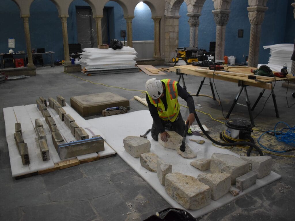 Toledo Museum of Art, Cloister, During Removal