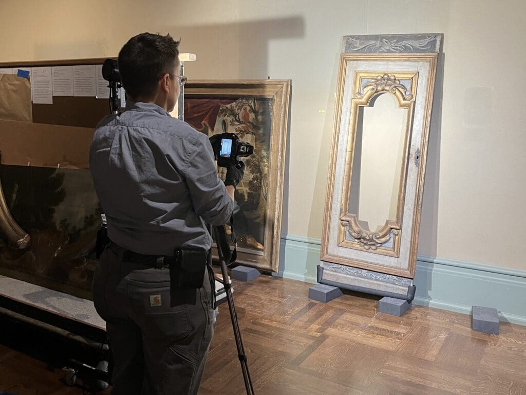 Toledo Museum of Art, Cabinet Doré from the Château de Chenailles, During Assessment