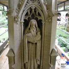 Astor Cross, Trinity Church, before treatment