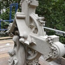 Astor Cross, Trinity Church, after treatment